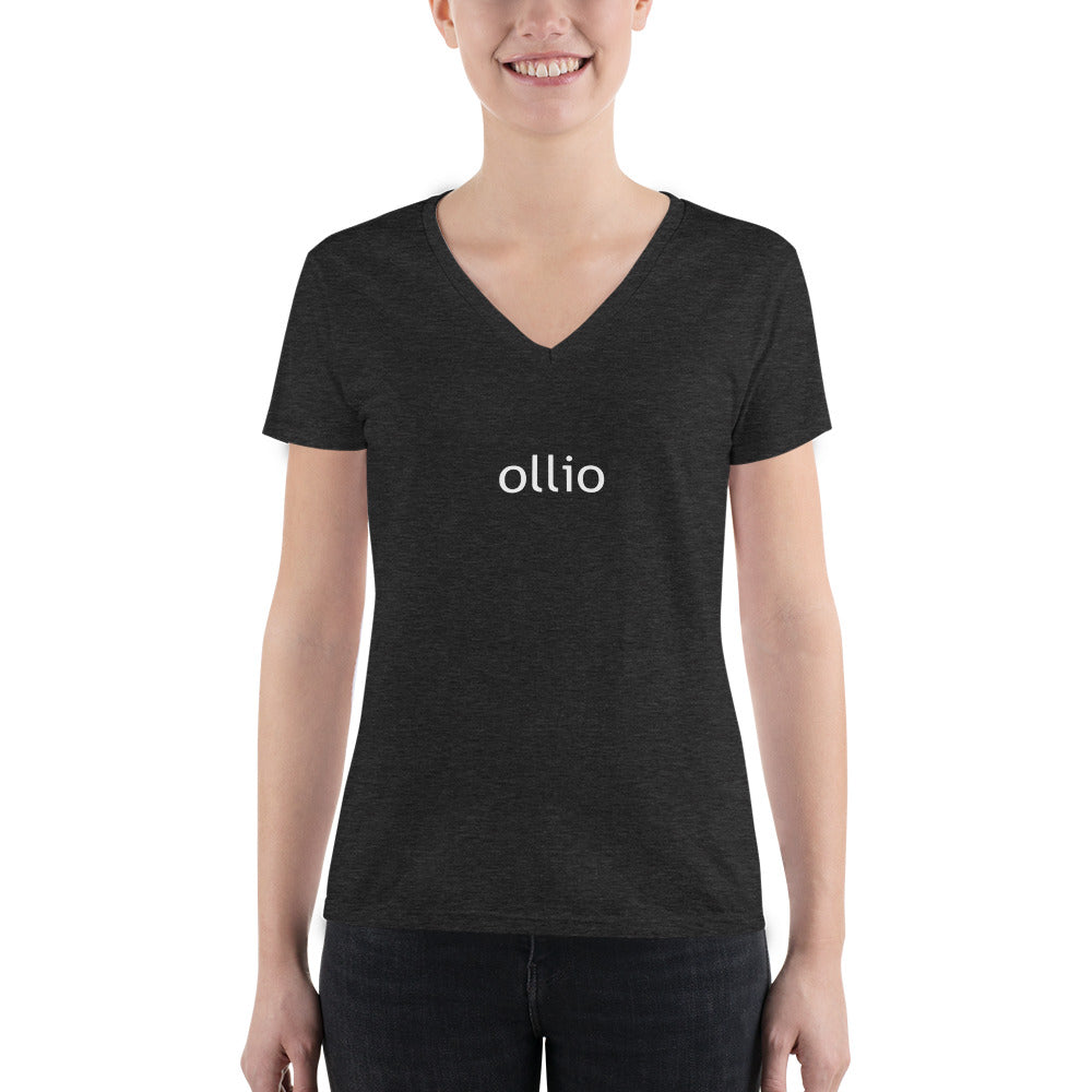 Ollio Deep V-neck Tee